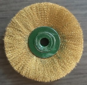 Cepillo de Alambre de Latón para Eliminar Óxido, Pulir, Desbarbar y Limpiar Superficies Metálicas, Cepillo Rotatorio Abrasivo - Product Image 2