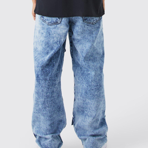 Men’s Oversized Denim Pants – Hip Hop Baggy Jeans Street Style - Product Image 3