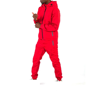 Survêtement coupe-vent pour homme, veste et pantalon légers, coupe confortable, tissu respirant, tenue d'entraînement élégante - Product Image 4