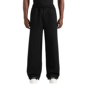Mens Full <b>Zip</b> Hooded Streetwear Solid Tracksuit Wide Leg <b>Trousers</b> Contrast Piping <b>Side</b> Pocket Regular Fit Two Piece Wholesale - Product Image 4