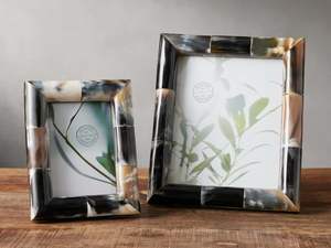 Cadre photo en corne naturelle de qualité supérieure, artisanal, style viking, pour la décoration de la maison, disponible au prix d'exportation - Product Image 3