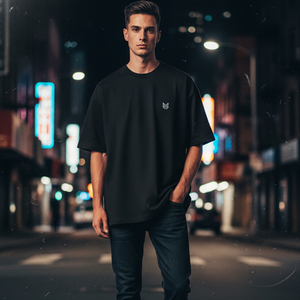 Camiseta Oversize con Logotipo 3D en Relieve, Nueva Tendencia, Moda Urbana para Hombre, Corte Holgado, Tejido de Poliéster Grueso y Ecológico - Product Image 6