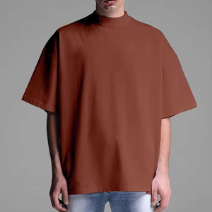 Camisetas de Hombre al por Mayor de Alta Calidad, 100% Algodón, 210 Gramos, con Logotipo Personalizado, Tallas Grandes - Product Image 3