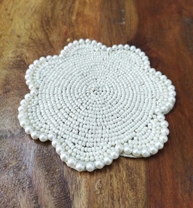 Sous-verres perlés artistiques pour la décoration intérieure, projets de mini-broderies de perles DIY, artisanat pour la table ou les cadeaux par whimsy art craft - Product Image 5