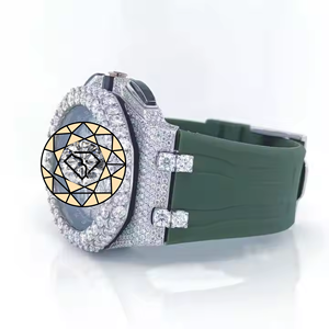Relojes de Lujo con Movimiento Mecánico Automático Z1225, con Zafiro y Diamantes de Imitación VVS Moissanite para Hombre, Venta al Por Mayor - Product Image 2