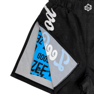 Comprar Shorts MMA 2 en 1 con Diseño de Impresión Personalizada Sublimada, de Poliéster y Spandex, Ajuste de Compresión, Pantalones Cortos de Entrenamiento con Abertura Alta - Product Image 3