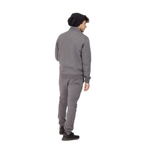 OEM Ensemble de survêtement en polaire à capuche pour hommes, couleurs unies, sweat-shirt à fermeture éclair en polaire, bas de haut, jogging, jogging, ensemble deux pièces, survêtement - Product Image 3