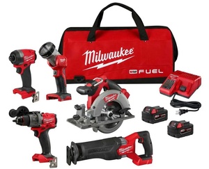 Original Milwaukees M18 3697-25 FUEL 5 <b>tool</b> Kit Combo <b>Power</b> <b>Tools</b> - Product Image 2