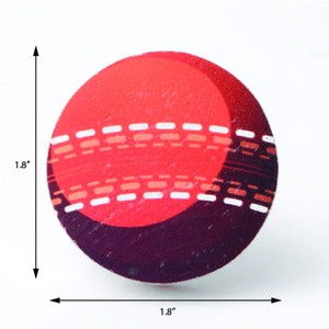 Poignées de tiroir et de commode pour enfants, faites à la main, en bois de pin contemporain, durables, motif balle de cricket, roses, pour placard, faciles à installer - Product Image 2