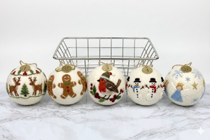 Bola de Secadora de Fieltro de Lana Ecológica para Navidad – Decoración Colgante - Product Image 2