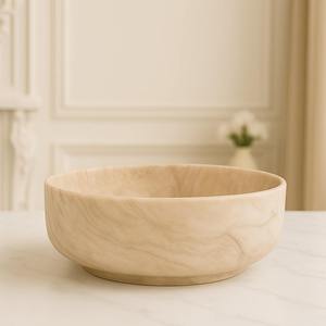 Cuenco de Resina Hecho a Mano, Diseño Marmoleado Azul y Blanco, Estilo Oriental, Plato para Servir con Acabado Bajo Esmalte, para Exhibición de Alimentos, Regalos, Utensilios de Cocina - Product Image 2