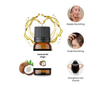 Huile de coco vierge AARNAV 100% pure pressée à froid, huile essentielle pour tous types de peau, odeur douce, non diluée - Product Image 5