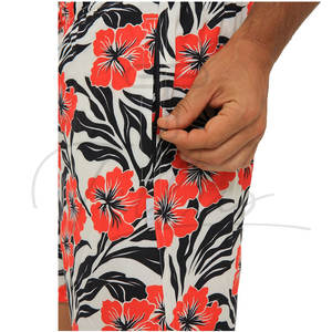 Shorts de surf décontractés en gros, séchage rapide, entièrement imprimés sur mesure, extensibles dans quatre directions, taille élastique, maillot de bain de plage en polyester pour hommes - Product Image 5