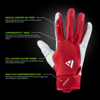 Guantes de Bateo de Béisbol Transpirables de Primera Calidad con Colores y Logotipo Personalizables, Cierre de Cuero Duradero con Gancho y Bucle, Diseño Ecológico