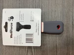 Grattoir de sécurité rétractable Wellforce 3.5 "de qualité bricolage avec lame en acier à haute teneur en carbone et poignée en caoutchouc - Product Image 3