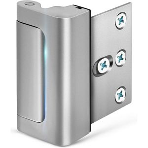 Serratura di Rinforzo per Porta a 8 Viti da 3 Pollici, Sicurezza Domestica a Prova di Bambino, Resiste a 800 Libbre, Aggiornamento per Porte a Battente Interno - Product Image 1