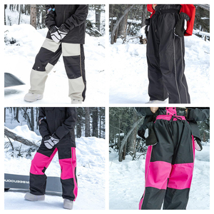 Pantalones de Esquí Térmicos Profesionales para Mujer, Impermeables, Transpirables, para Snowboard, Ropa de Invierno, Tejido de Alta Densidad para Deportes de Nieve - Product Image 5