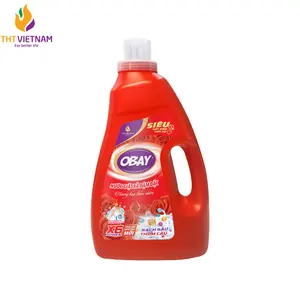 Detergente líquido concentrado para ropa Eco-friend Obay Rose Fragancia 3000ml Vietnam Detergente para ropa