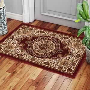 Tappeto Rosso Manchester GC_HER5007 60x90 cm, Elegante Set per Arredamento Casa - Product Image 1