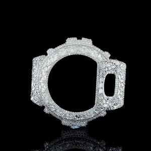 GShock DW6900 Custom Ice Gravity Analog Watch Sapphire Crystal Acrylic Band Metal <b>Case</b> Luxury Street Style Timepiece for Men - Product Image 5