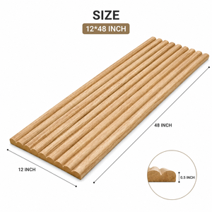 Decorative Solid Wood Waterproof Moisture-Proof Minimalist Panels for Modern Hotel & Mall Use - Product Image 2