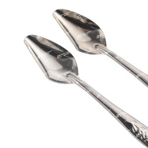 ช้อนมือขนาดเล็ก12ซม. ช้อนป้อนอาหารสำหรับนกเด็กช้อนให้อาหารนกทำจากสเตนเลสช้อนรับประทานอาหารน้ำหนักเบาอุปกรณ์สำหรับนก - Product Image 5