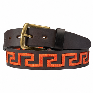 Ceinture en cuir de designer pour homme, en cuir de vachette de qualité supérieure, style décontracté et western, de Divine International India - Product Image 2