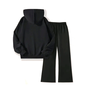 Men's Hooded Casual Printed Solid Rhinestone Tracksuit 100% Cotton Breathable Lightweight Baggy Oversized <b>Distressed</b> Vintage - Product Image 2
