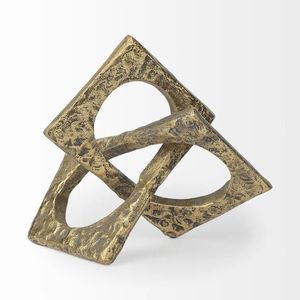 Objetos Decorativos Metálicos Artísticos Únicos, Esculturas con Formas Distintivas y Atractivo Creativo - Product Image 1
