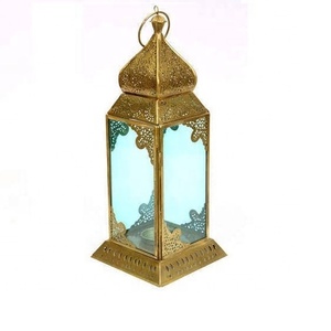 Unique Style Handmade Decorative Gold Antique Finishing Candle <b>Lantern</b> For Christmas Party Decoration Candle <b>Metal</b> <b>Lantern</b> - Product Image 2