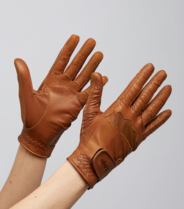 Guantes de equitación de cuero genuino al por mayor a precio económico con nuevo diseño para el trabajo de verano con agarres para las manos - Product Image 3