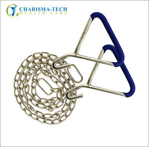 High Quality Reusable OB <b>Chain</b> Handle for Calving Veterinary Obstetrical Instrument Dip Coating for Cattle/Goat/Sheep Low Price - Product Image 1