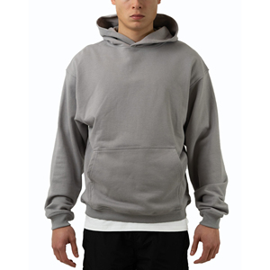 Sweat-shirts à capuche personnalisés tendance pour hommes, vente en gros, en polyester et coton, unisexe, vierges, avec logo sur mesure - Product Image 5