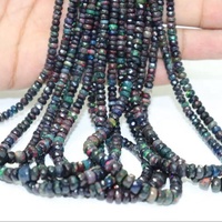 Cuentas de Labradorita Facetadas de Alta Calidad, Corte Brillante, 3.5mm, Multicolor, Efecto Fuego, Gema Natural para Joyería, Excelente Calidad, Sueltas