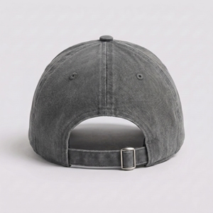 Faded Dark Gray 6 Panel Baseball Cap 3D Embroidery Image Letter Custom <b>Dad</b> <b>Hat</b> Adjustable Unisex Sports Headwear Common Fabric - Product Image 3