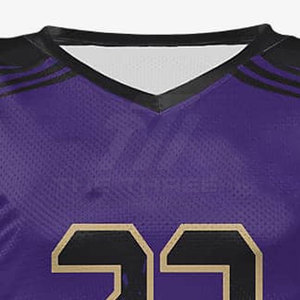 Vêtements de sport athlétiques modernes, maillot de football américain personnalisé, 100% polyester, tissu durable, respirant, écologique, confortable - Product Image 4