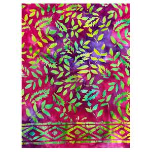 Premium Handmade Nonwoven Tropical Leaf <b>Fabric</b> Eco-Friendly Quick-Dry Lightweight 100% Polyester for Girls DIY Summer Garments - Product Image 4