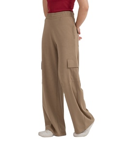 Fashion Pocket Legging <b>Trousers</b> for Women <b>Drawstring</b> Casual Woman High Waist Cargo Plus Size Long Pants - Product Image 1