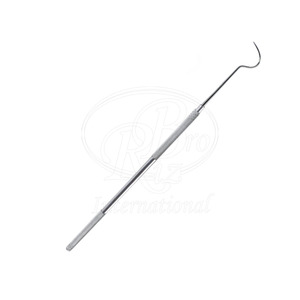 Explorador Dental Equino de Acero Inoxidable, Punta Fina de 35 x 25 mm, 17.5 Pulgadas, Herramienta Veterinaria para Dientes de Caballos - Product Image 1