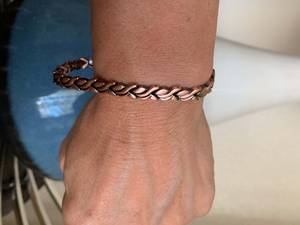 Woven Design <b>Copper</b> Jewelry Healing Inspired Stylish Bracelet Boho Fashion Rustic Charm Modern Lightweight Cuff <b>Copper</b> Fashion - Product Image 1