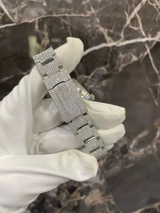 Reloj Mecánico de Lujo para Hombre con Diamantes Incrustados, Reloj de Alta Gama con Múltiples Esferas y Diamantes Brillantes - Product Image 2