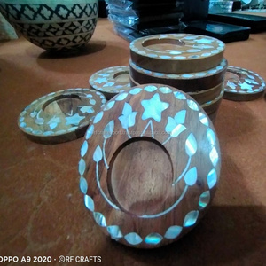 มาใหม่แม่ของเพิร์ลชา/กาแฟ/จานรองแก้วอาหรับถ้วยกลมสำหรับ Eid Mubark รอมฎอน - Product Image 2