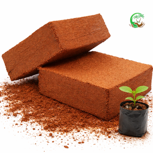 Bloque de Fibra de Coco de 5 kg, Sin Arena, Sin Impurezas, Bloque de Coco Limpio, Grado de Exportación, Medio de Cultivo, Proveedor a Granel de la India - Product Image 2