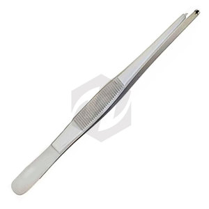 High Quality Stainless Steel Thumb Tissue Forceps 1x2 <b>Teeth</b> 8 Inch Surgical Grade Tweezer <b>Tool</b> Veterinary Use Medic Instruments - Product Image 3