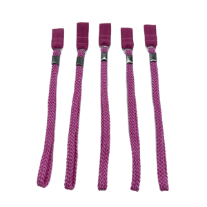 สายจูงสุนัขสีชมพูพร้อมห่วงโลหะและห่วงผ้า ดีไซน์ทนทาน - Product Image 6