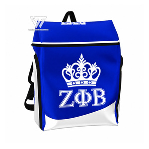 Custom Wholesale Greek Zeta Phi Beta Sorority Clothing Women's Sublimated College Travel Backpack - Product Image 1