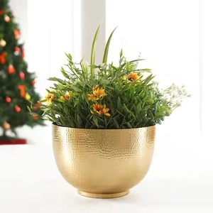 Maceta Metálica Elegante de Diseño Clásico, Maceta Decorativa para Plantas de Interior, para Hogar, Jardín, Balcón, Sala de Estar, Decoración con Estilo - Product Image 3