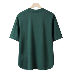 เสื้อยืดคอกลมแขนสั้นทรงเข้ารูปลายเสือดาวสำหรับผู้ชาย ผ้าฝ้าย 100% ระบายอากาศได้ดี แห้งเร็ว ไม่เป็นขุย พิมพ์ลายด้วยเทคนิคซิลค์สกรีน - Product Image 2