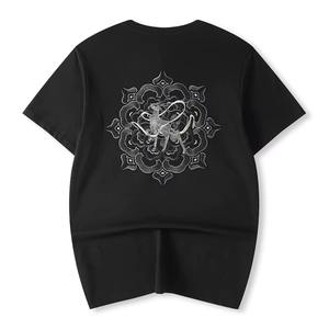 Nouveau design tendance : T-shirt court en coton imprimé à manches courtes pour femme / Nouveau style : T-shirt court personnalisé pour homme - Product Image 2