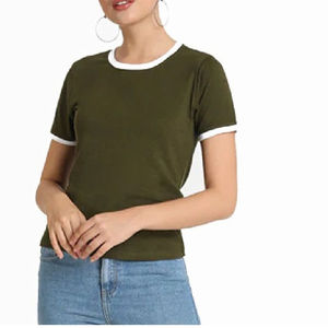 Camisetas de Algodón Lisas para Mujer, Camisetas de Alta Calidad y Sostenibles, Camisetas para Mujer en Oferta, Camisetas con Diseño Personalizado - Product Image 2